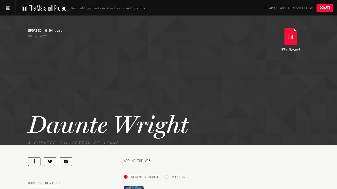 Daunte Wright | The Marshall Project