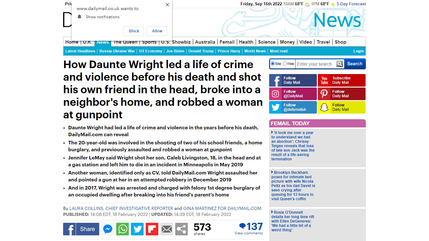 How Daunte Wright led a life of crime and violence before his death ...